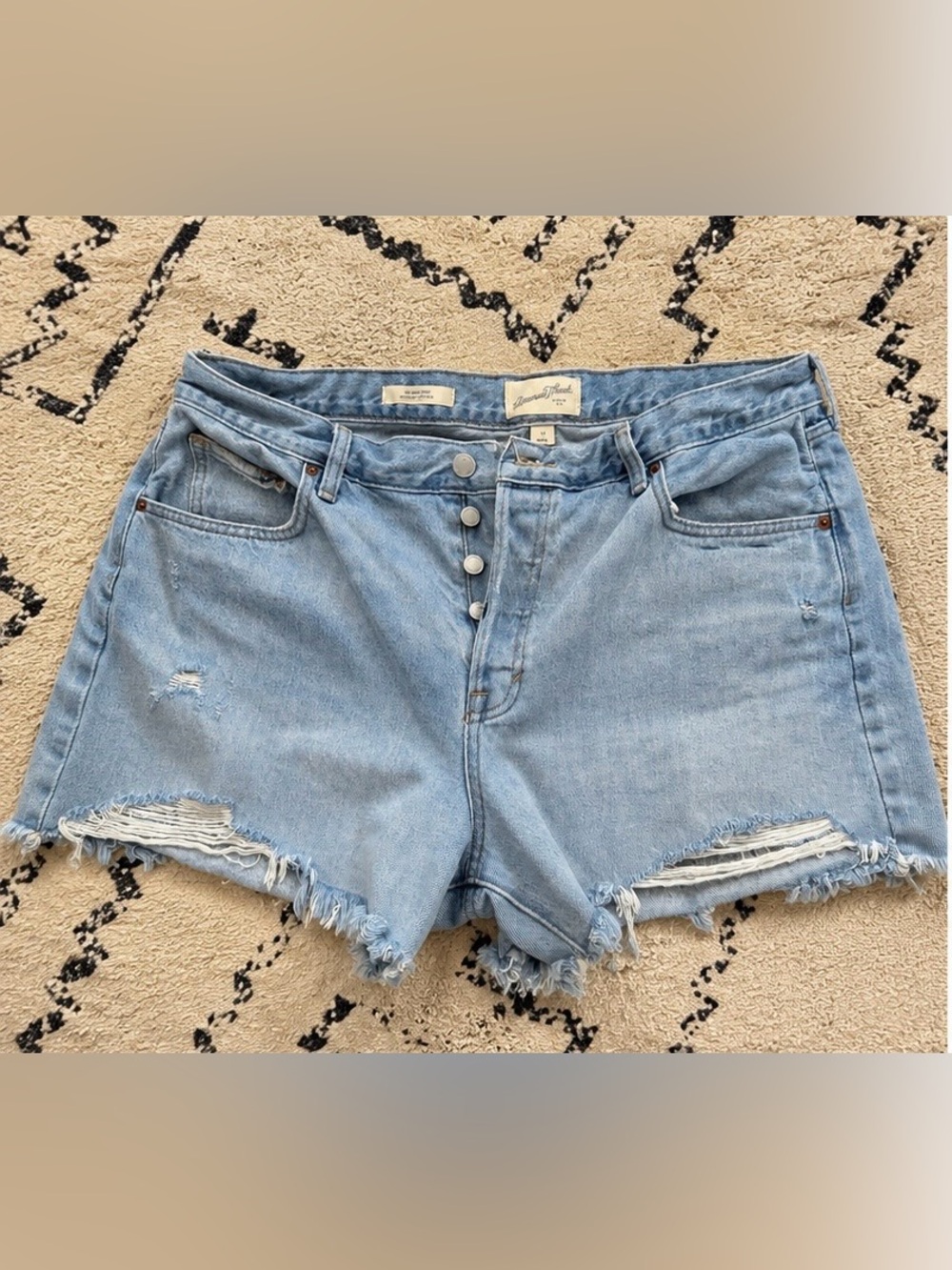 Universal Thread 90s Baggy Distressed Denim Shorts